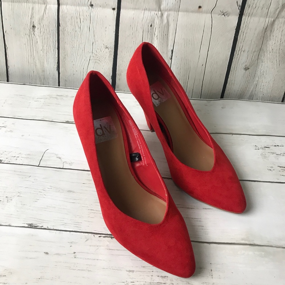 Dolce Vita Red Heels Size 7 *